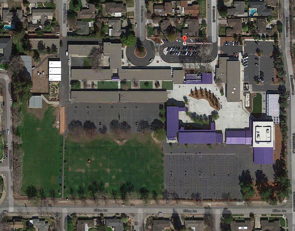 Monroe campus map
