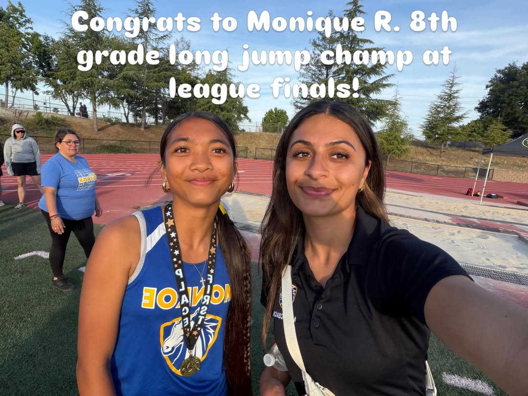 Instagram post: 8th grade long jump league champ at 14’ 10”. Next stop…county! #wearecampbellusd ...