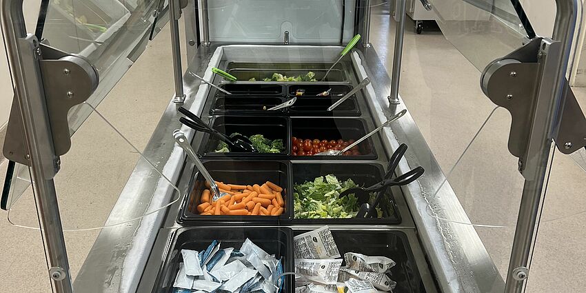 picture of the salad bar